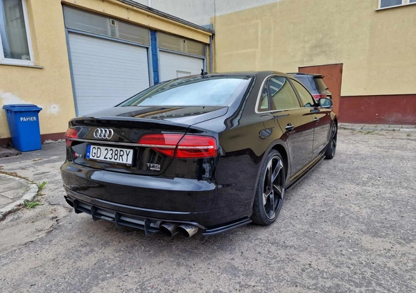 Audi A8 cena 139900 przebieg: 86000, rok produkcji 2015 z Gdynia małe 529